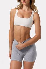 Soft Active Sports Bra in White